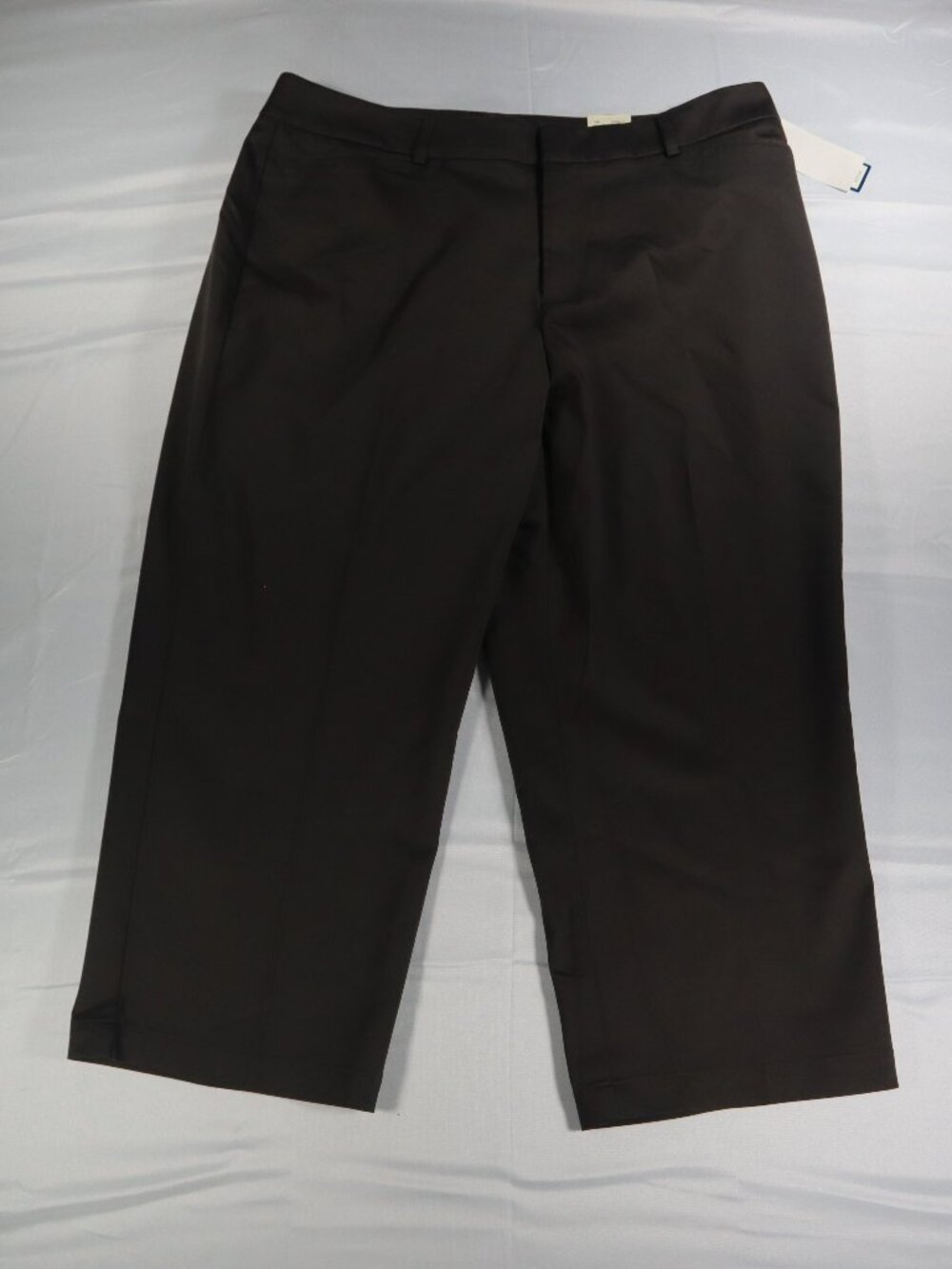 Dockers Metro Capri Calf Length Pants Women's 16W Brown Cotton Casual NWT